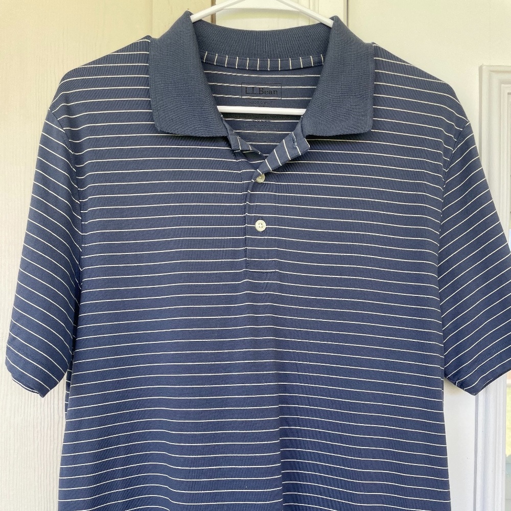 Men’s Performance Stripped Polo - S